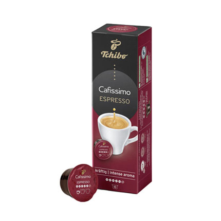 Кафе капсули Тчибо Кафисимо 10бр Еспресо Интенс