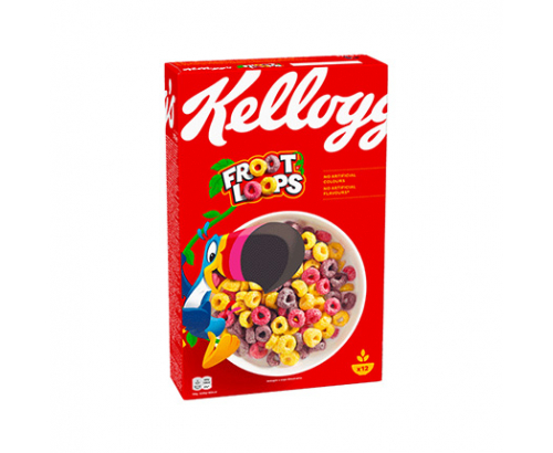 Зърнена закуска Келогс 375г Фруут Луупс Зърнена закуска Келогс 375г Фруут Луупс