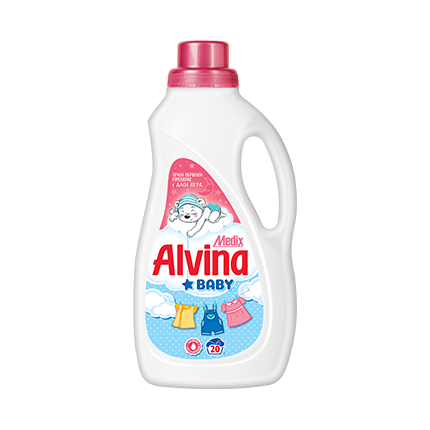 Гел за пране Медикс Алвина 900мл Бебе