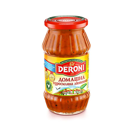 Домашна едросмляна лютеница Дерони 520г Домашна едросмляна лютеница Дерони 520г