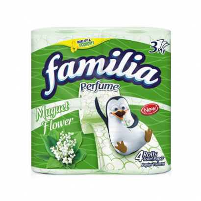 Тоалетна хартия Фамилия 4бр Флауър