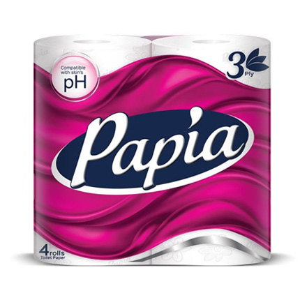 Тоалетна хартия Папиа 4бр