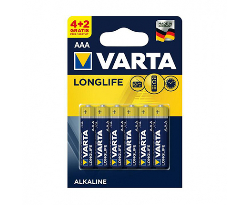 Батерии Варта ААА 4+2бр Лонглайф Батерии Варта ААА 4+2бр Лонглайф