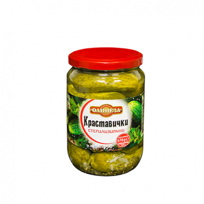 Кисели краставички Олинеза Премиум 670г