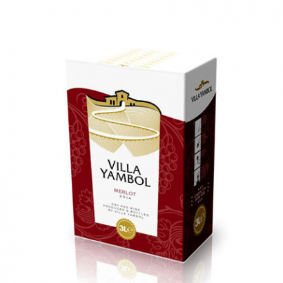 Вино Вила Ямбол 3л Мерло