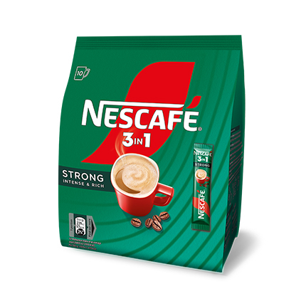 Кафе микс Нескафе 3в1 10х17г Стронг