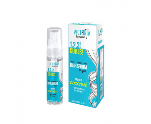 Серум за къдрава коса Виктория Бюти 30мл С кокос Серум за къдрава коса Виктория Бюти 30мл С кокос