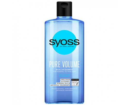 Шампоан Саяз 440мл Пюър Обем Шампоан Саяз 440мл Пюър Обем