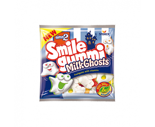Желирани бонбони Смайлгъми 90г Млечни духове Желирани бонбони Смайлгъми 90г Млечни духове