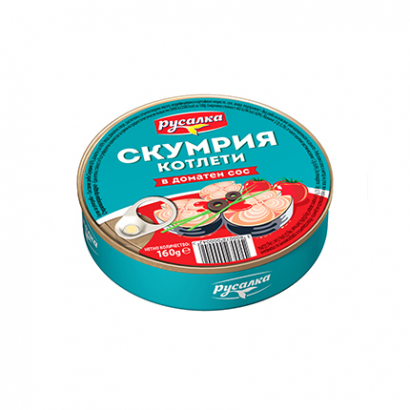 Скумрия Русалка 160г Доматен сос