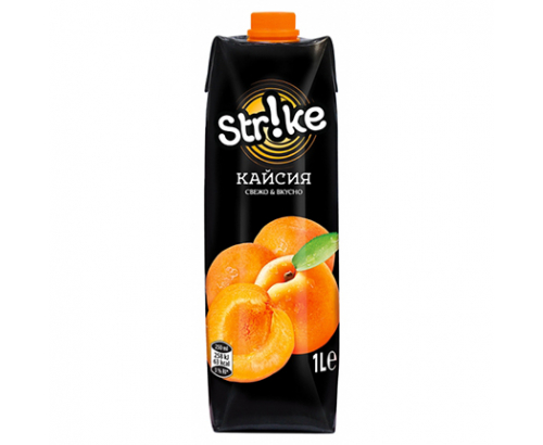 Плодова напитка Страйк 1л Кайсия Плодова напитка Страйк 1л Кайсия