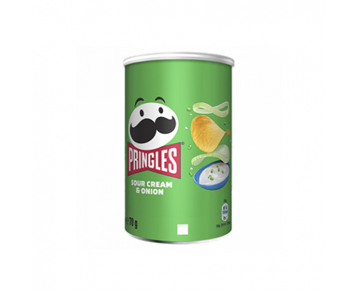 Чипс Прингълс 70г Сметана и лук Чипс Прингълс 70г Сметана и лук