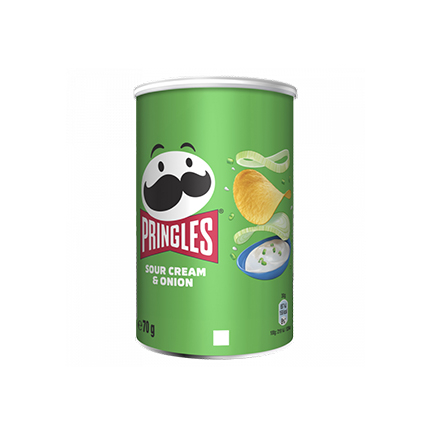 Чипс Прингълс 70г Сметана и лук