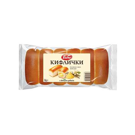 Козуначени кифлички Тимс 250г Ванилия