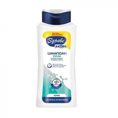 Шампоан Здраве Актив 600мл Почистващ