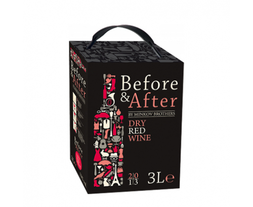 Вино Бифор енд Афтър 3л Червено Вино Бифор енд Афтър 3л Червено