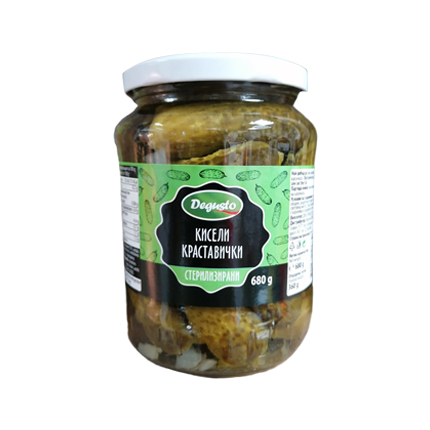 Кисели краставички Дегусто 680г