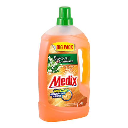 Почистващ препарат за паркет и ламинат Медикс 1,4л Момина сълза Почистващ препарат за паркет и ламинат Медикс 1,4л Момина сълза