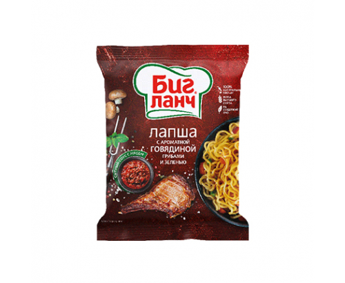 Инстантни спагети Биг Ланч 75г Говеждо Инстантни спагети Биг Ланч 75г Говеждо