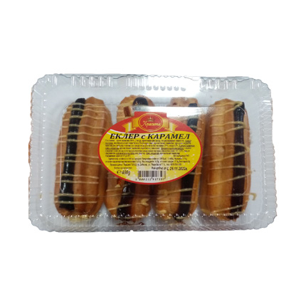 Еклер Красита 4бр С фондан