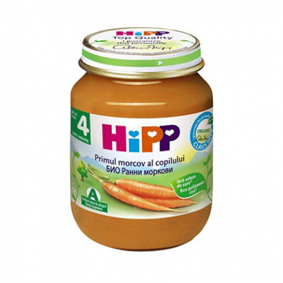 Био пюре Хип 125г Ранни моркови