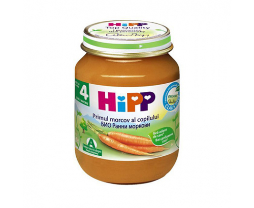 Био пюре Хип 125г Ранни моркови Био пюре Хип 125г Ранни моркови