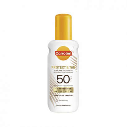 Слънцезащитно мляко-спрей за тен Каротен SPF 50 150мл