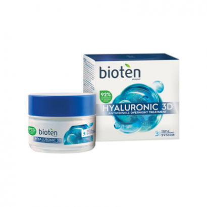 Крем за лице Биотен Хиалуроик 3D 50мл Нощен