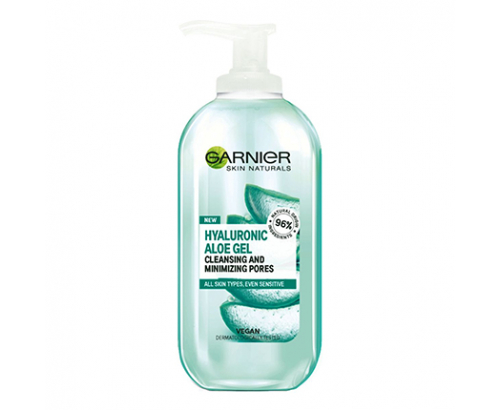 Почистващ гел Гарние 200мл Хиалуроник Алое Почистващ гел Гарние 200мл Хиалуроник Алое