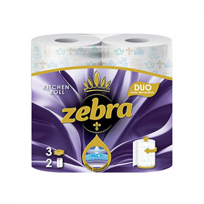 Кухненска ролка Зебра Дуо 2бр