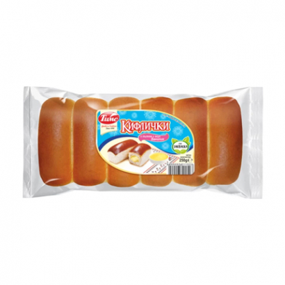 Козуначени кифлички Тимс 250г Ванилия