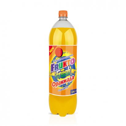 Газирана напитка Фрукто Фреш 2л Оранжада