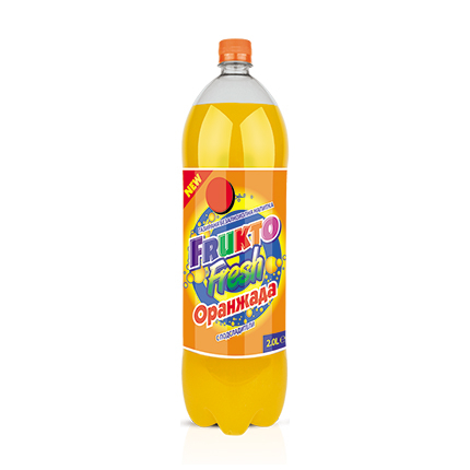 Газирана напитка Фрукто Фреш 2л Оранжада
