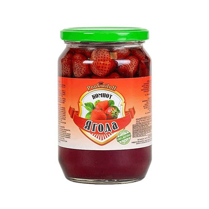 Компот Попкирилов 720мл Ягода