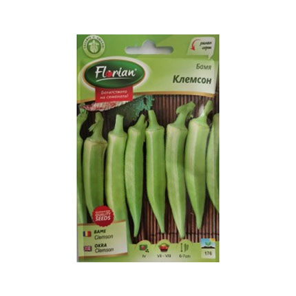 Семена на бамя Клемсон 5г