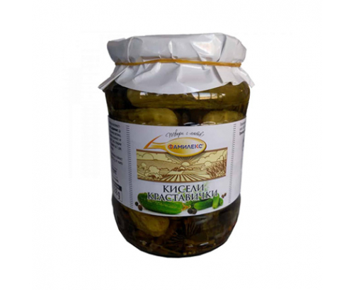 Кисели краставички Фамилекс 650г Кисели краставички Фамилекс 650г