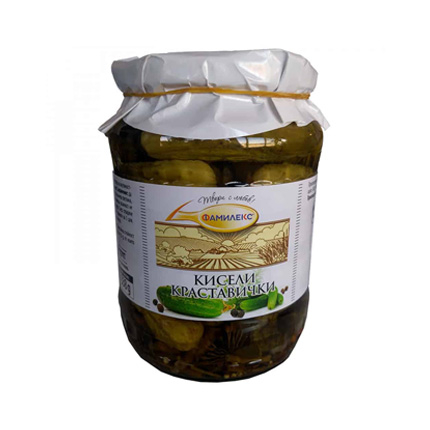 Кисели краставички Фамилекс 650г Кисели краставички Фамилекс 650г