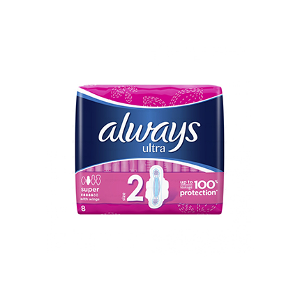 Дамски превръзки Олуейз Ултра 8бр Супер Дамски превръзки Олуейз Ултра 8бр Супер