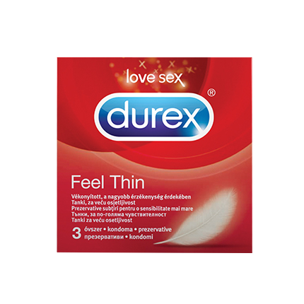 Презервативи Дюрекс 3бр Фийл тин