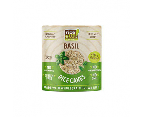 Пълнозърнести оризовки Райс Ъп 60г Босилек Пълнозърнести оризовки Райс Ъп 60г Босилек