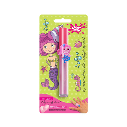 Гланц за устни с пръстен и аромат на маршмелоу