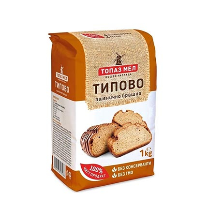 Брашно Топаз 1кг Тип 1150 Типово
