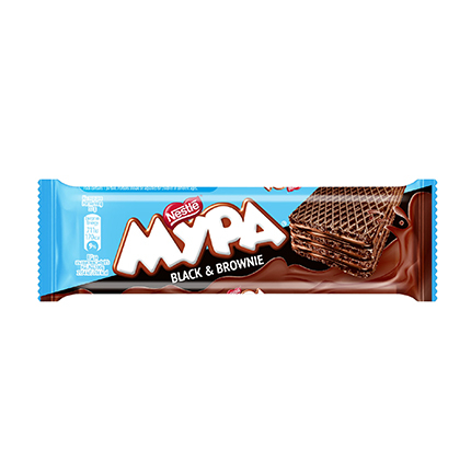Вафла Мура 33г Черно и Кафяво Вафла Мура 33г Черно и Кафяво