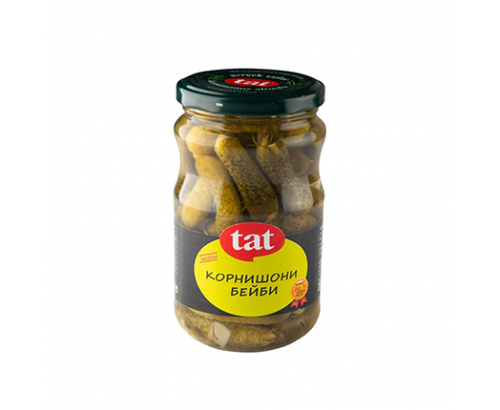 Корнишони бейби Тат 350г Корнишони бейби Тат 350г