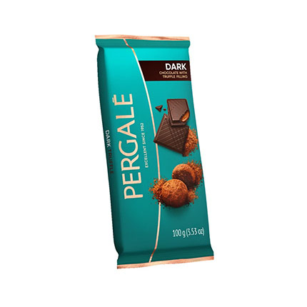 Черен шоколад Пергале 100г С трюфел
