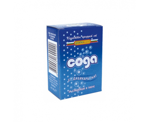 Сода бикарбонат Радиком 80г Сода бикарбонат Радиком 80г