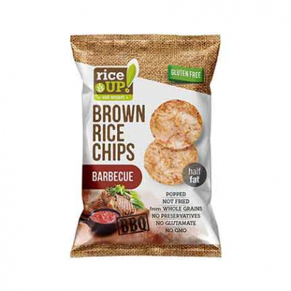 Чипс от кафяв пълнозърнест ориз Райс Ъп 60г Барбекю