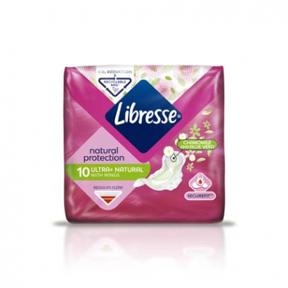 Дамски превръзки Либрес Ултра Нормал 10бр Алое Вера