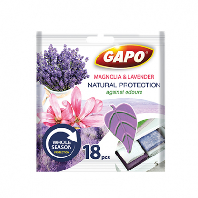 Таблетки против молци Гапо 18бр Лавандула и Магнолия