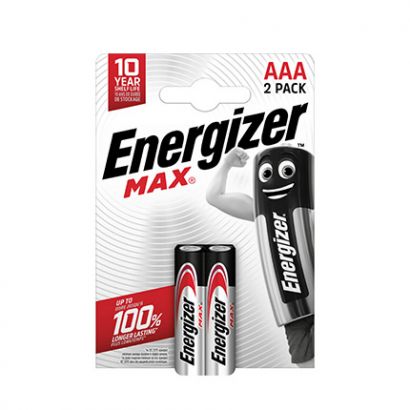 Батерии Енерджайзер 2бр ААА Алкални макс